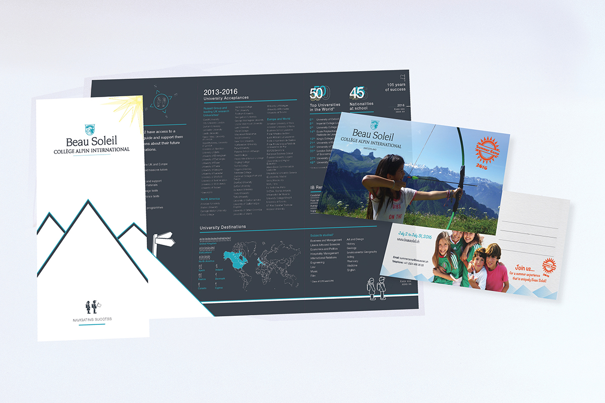 beau soleil college marketing material